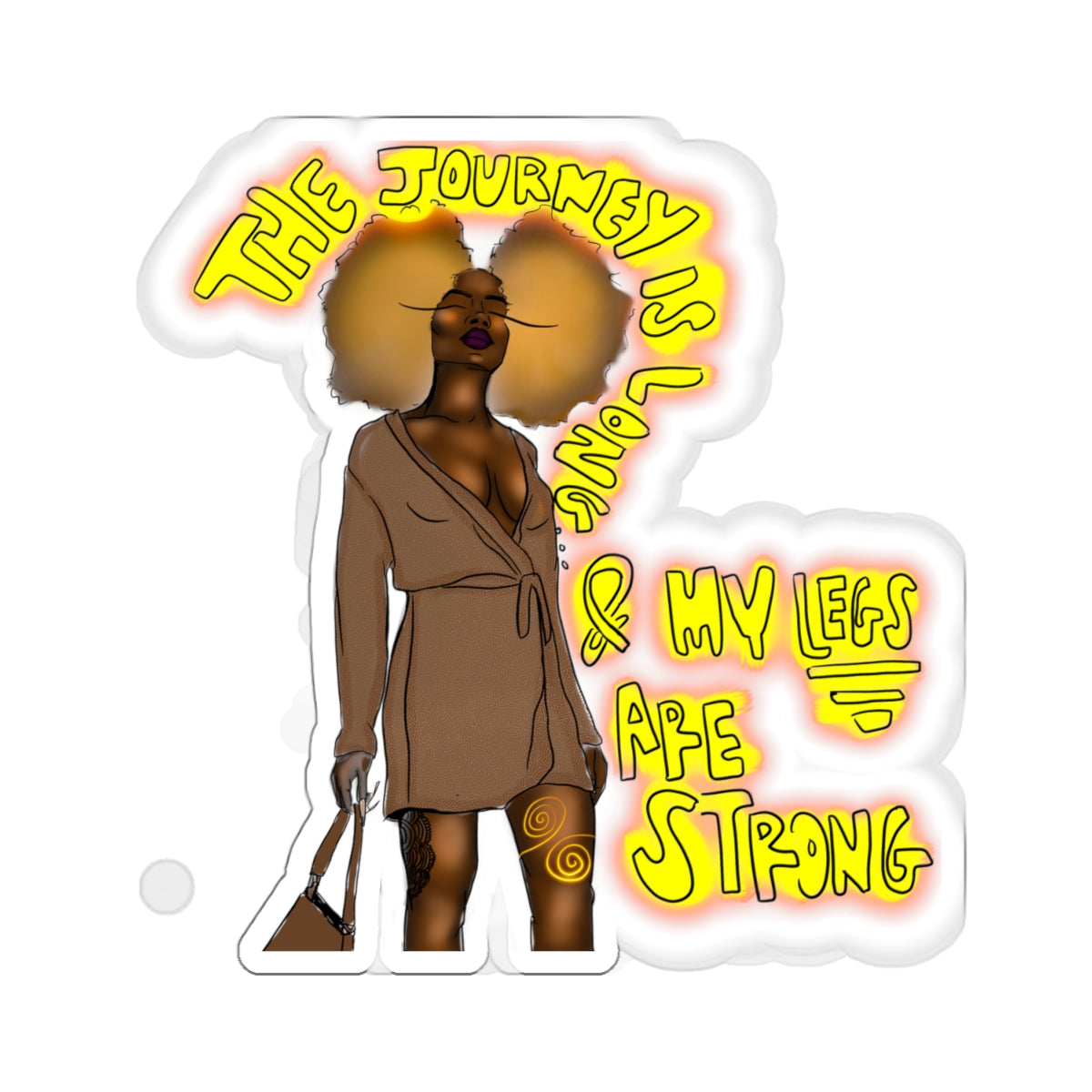 Strong Kiss-Cut Stickers