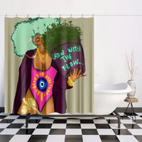 Flow. Quick-drying Shower Curtain