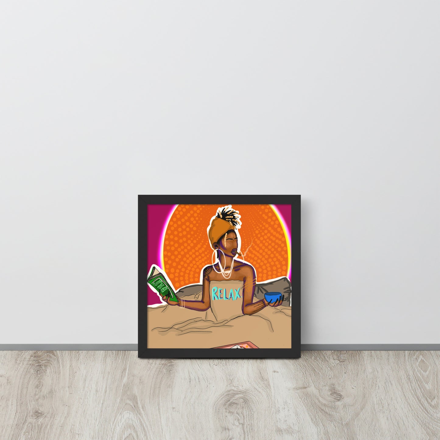 Relax Framed poster