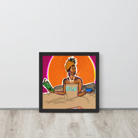 Relax Framed poster