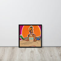Relax Framed poster