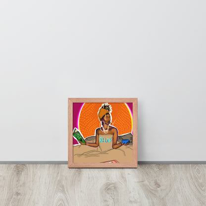 Relax Framed poster