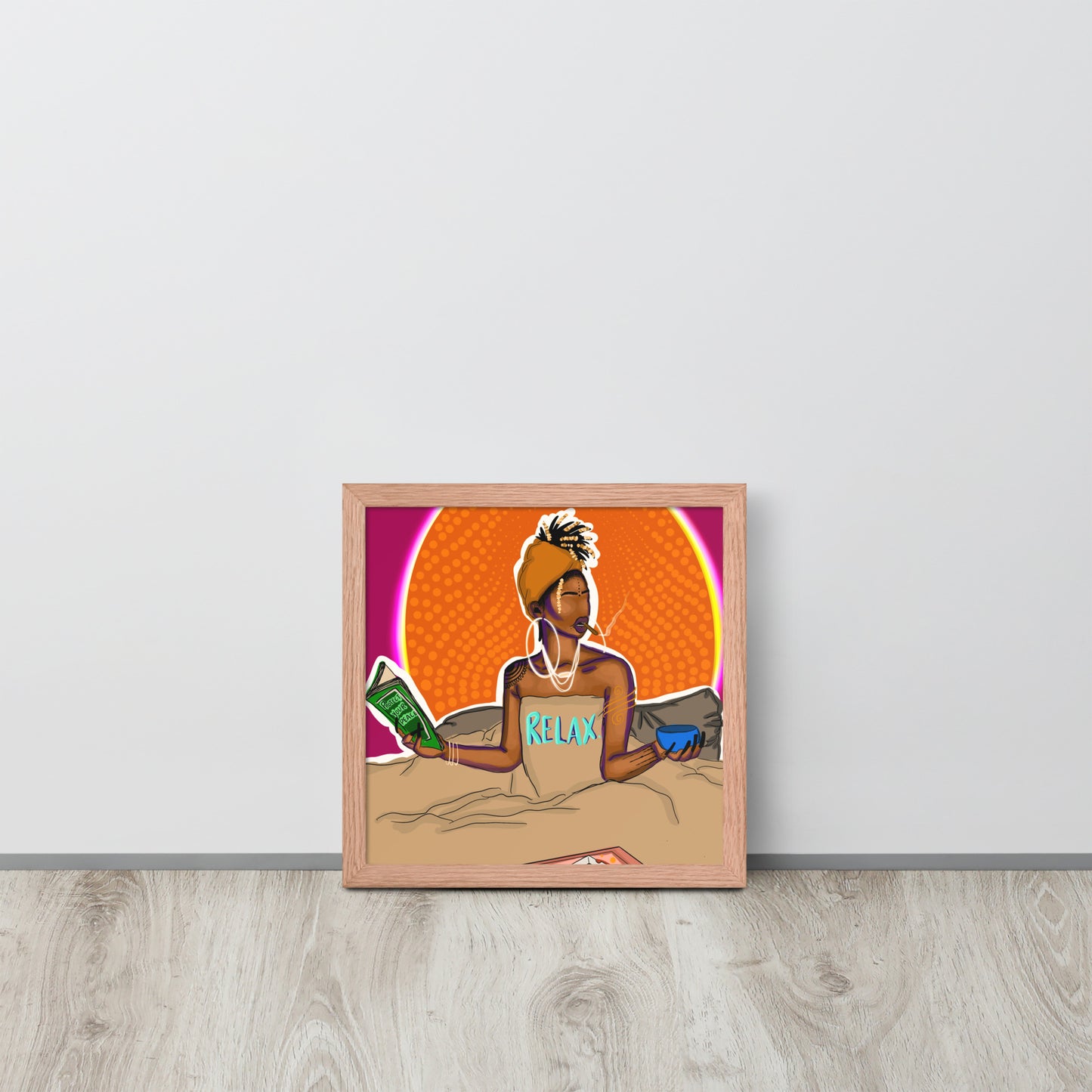 Relax Framed poster