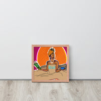 Relax Framed poster