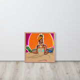 Relax Framed poster