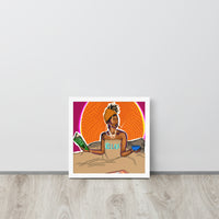 Relax Framed poster