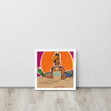 Relax Framed poster