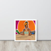 Relax Framed poster