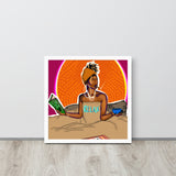 Relax Framed poster