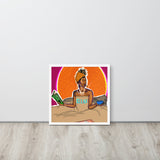 Relax Framed poster