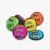 Shine your light. 6pcs Fridge Magnet Set