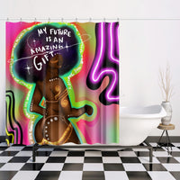 Gift . Quick-drying Shower Curtain