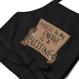 Organic cotton apron