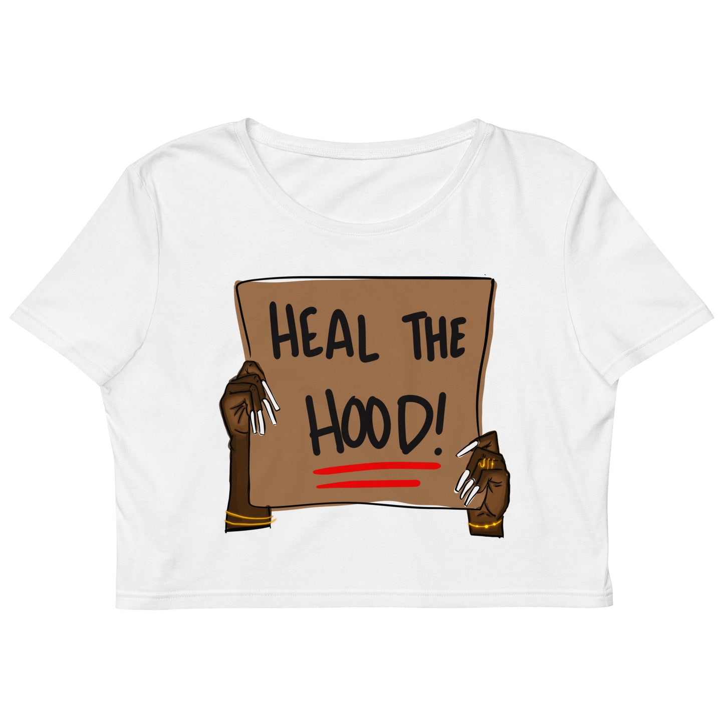 Heal the hood Organic Crop Top