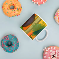 Shifting White glossy mug