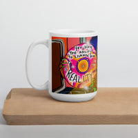 Shifting White glossy mug